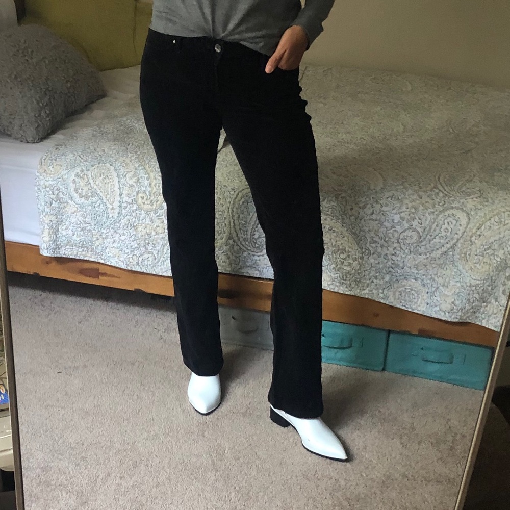Black corduroy jeans Christopher Blue